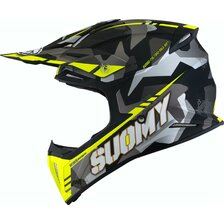 SUOMY HELMA X-WING CAMOUFLAGER MATT YELLOW